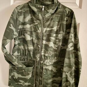 Old Navy Green Camouflage Jacket